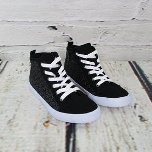 Cat & Jack High Top Glitter Fashion Sneakers